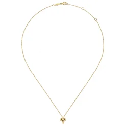 Clearance Gabriel & Co. 14K Yellow Gold Triple Teardrop Pendant Necklace