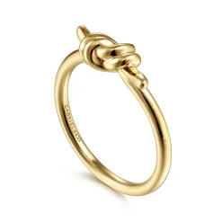 Outlet Gabriel & Co. 14K Yellow Gold Twisted Knot Ring