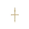 Gabriel & Co. 14K Yellow Gold Twisted Rope Cross Pendant