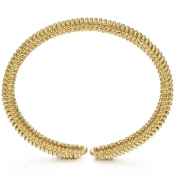 Discount Gabriel & Co. 14K Yellow Gold Twisted Rope Cuff Bracelet