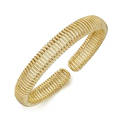 Discount Gabriel & Co. 14K Yellow Gold Twisted Rope Cuff Bracelet