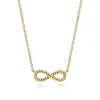 Outlet Gabriel & Co. 14K Yellow Gold Twisted Rope Infinity Pendant Necklace