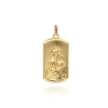 Discount Gabriel & Co. 14K Yellow Gold Virgin Mary Jesus Men's Pendant