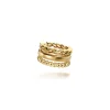 Gabriel & Co. 14K Yellow Gold Wide Bujukan Single Earcuff