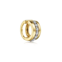 Sale Gabriel & Co. 14K Yellow Gold Wide Diamond Ear Cuffs
