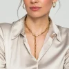 Online Gabriel & Co. 14K Yellow Gold Y Chain Necklace