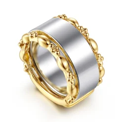 Discount Gabriel & Co. 14K Yellow Plain Gold Bujukan Clover and Marquise Smart Ring Enhancer