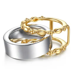 Discount Gabriel & Co. 14K Yellow Plain Gold Bujukan Clover and Marquise Smart Ring Enhancer