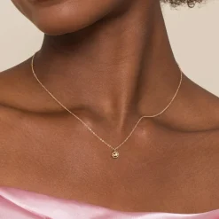New Gabriel & Co. 14K Yellow Plain Gold Bujukan Pendant Necklace