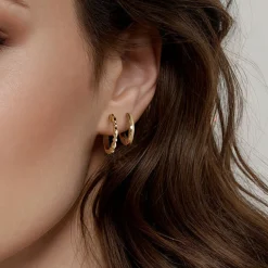 Sale Gabriel & Co. 14K Yellow Plain Gold Bujukan Stuggies Earrings