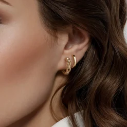 Discount Gabriel & Co. 14K Yellow Plain Gold Bujukan Stuggies Earrings
