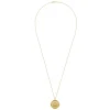 Discount Gabriel & Co. 14K Yellow Plain Gold Locket Pendant Necklace