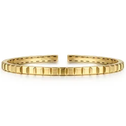 Outlet Gabriel & Co. 14K Yellow Plain Gold Split Bangle Bracelet