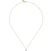 Online Gabriel & Co. 14K Yellow White Gold Diamond Flower Pendant Necklace