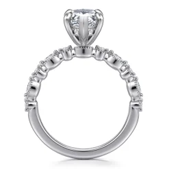 Hot Gabriel & Co. Lanna - 14K White Gold Marquise Shape Diamond Engagement Ring