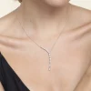 Hot Gabriel & Co. Lariat Y Necklace 14K White Gold Diamond 0.75ct