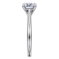 Online Gabriel & Co. Larissa - 14K White Gold East West Emerald Solitaire Engagement Ring
