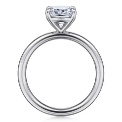 Hot Gabriel & Co. Lark - 14K White Gold Cushion Cut Solitaire Engagement Ring