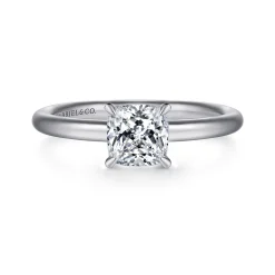 Online Gabriel & Co. Lark - 14K White Gold Cushion Cut Solitaire Engagement Ring