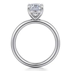 Discount Gabriel & Co. Lark - 14K White Gold Elongated Cushion Solitaire Engagement Ring