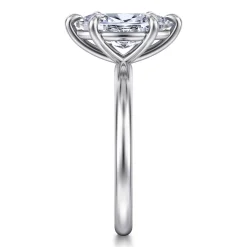 Clearance Gabriel & Co. Lark - 14K White Gold Marquise Shape Solitaire Engagement Ring