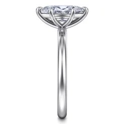 Clearance Gabriel & Co. Lark - 14K White Gold Marquise Shape Solitaire Engagement Ring