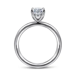 Online Gabriel & Co. Lark - 14K White Gold Oval Solitaire Engagement Ring