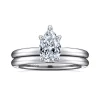 Hot Gabriel & Co. Lark - 14K White Gold Pear Shape Solitaire Engagement Ring