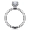 Best Gabriel & Co. Lark - 14K White Gold Pear Shape Solitaire Engagement Ring