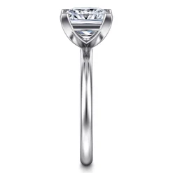 Discount Gabriel & Co. Lark - 14K White Gold Princess Cut Solitaire Engagement Ring