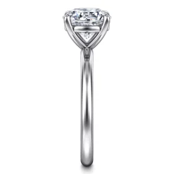 Sale Gabriel & Co. Lark - 14K White Gold Round Solitaire Engagement Ring