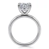 Gabriel & Co. Lark - 14K White Gold Round Solitaire Engagement Ring