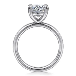 Gabriel & Co. Lark - 14K White Gold Round Solitaire Engagement Ring
