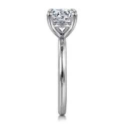 Gabriel & Co. Lark - 14K White Gold Round Solitaire Engagement Ring