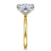 New Gabriel & Co. Lark - 14K White Yellow Gold Oval Solitaire Engagement Ring