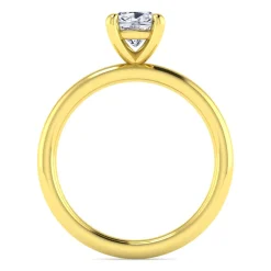 Outlet Gabriel & Co. Lark - 14K Yellow Gold Cushion Cut Solitaire Engagement Ring