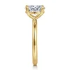 Hot Gabriel & Co. Lark - 14K Yellow Gold Oval Solitaire Engagement Ring
