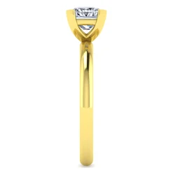 Gabriel & Co. Lark - 14K Yellow Gold Princess Cut Solitaire Engagement Ring