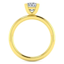 Gabriel & Co. Lark - 14K Yellow Gold Princess Cut Solitaire Engagement Ring