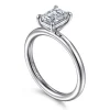 Online Gabriel & Co. Lark - Platinum Emerald Cut Solitaire Engagement Ring