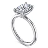 Discount Gabriel & Co. Lark - Platinum Oval Solitaire Engagement Ring