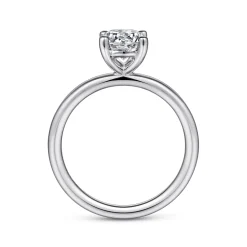 Online Gabriel & Co. Lark - Platinum Round Solitaire Engagement Ring