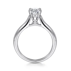 Gabriel & Co. Lauren - 14K White Gold Oval Diamond Engagement Ring