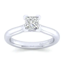 Online Gabriel & Co. Lauren - 14K White Gold Princess Cut Diamond Engagement Ring