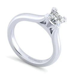 Online Gabriel & Co. Lauren - 14K White Gold Princess Cut Diamond Engagement Ring