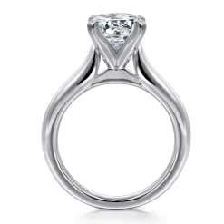 Online Gabriel & Co. Lauren - 14K White Gold Round Diamond Engagement Ring