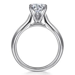 Online Gabriel & Co. Lauren - 14K White Gold Round Solitaire Diamond Engagement Ring