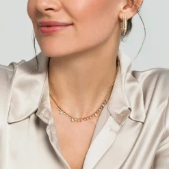 Discount Gabriel & Co. Layered Necklace Droplet 14K White and Yellow Gold Diamond 0.5ct Bujukan