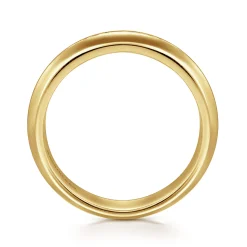 Outlet Gabriel & Co. Lazare - 14k Yellow Gold Channel Set Round 15 Stone Diamond Anniversary Band - 0.35 ct