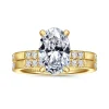 Hot Gabriel & Co. Leandra - 14K Yellow Gold Oval Diamond Engagement Ring